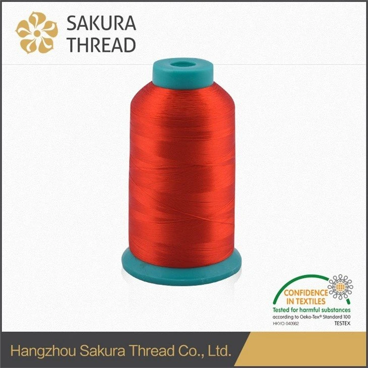 China Orange Embroidery Thread
